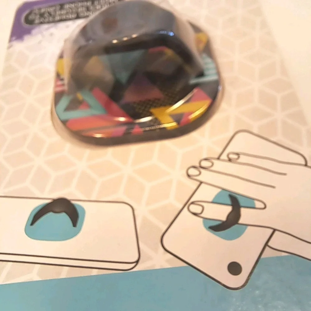 Lot of 6 Phone Loop Finger Strap Adhesive Phone Grip Holder Assorted Patterns